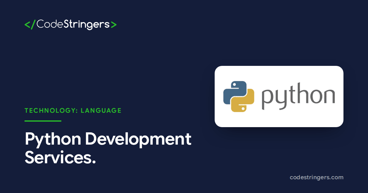 Python Development Services | CodeStringers